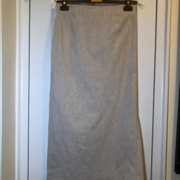 Zara Midi with Side Slit and Asymmetrical Ruching Skirt Size M NWT - Picture 6 of 10